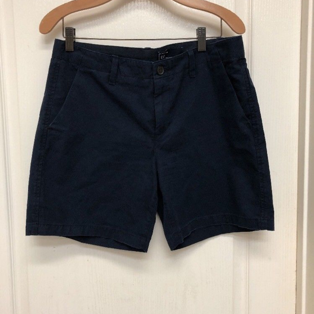 Gap Navy Blue Cotton Shorts-Size 8